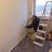 Wände decke glatt verputzen spachteln 