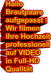EINEN HOCHZEITSVIDEOFILM IN HD QUALITÄT FÜR NUR 600 EURO ! ! !