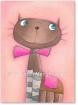 Kinder Bilder - Motiv: Candy Cat - Geschenk zur Taufe, Geburtstag 