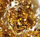 Kunst Gewebe Alu Gold 008 und Alu Silber 007  speziell mit eigener Technik gewuz