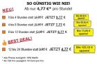Umzugswagen ab € 5 ohne Kaution