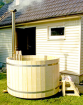   Wellnessbottich  Badebottich mit Unterwasserofen Badefass
