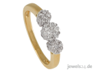 Diamantschmuck, Diamantring, Diamanten, Gold günstig im Schmuck onlineshop vom H