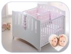 Baby Zwillingsbett Gemini Vollholz Buche Bett für Zwilling Azzurra Design