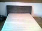 Rattan Bett 140x200 incl. Matraze (3 Monate alt) 