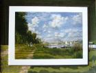 Biete 5 Bilder hinter Glas, 2 Bilder von Claude Monet Peproduktion, 