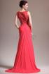 Perlen Chiffon bodenlanges Abendkleid -Dameo.de