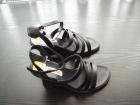 Schwarze, hochhackige Riemchen Damen Schuhe zu verkaufen