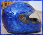 Airbrush! Helm-Design - Blue Flame!