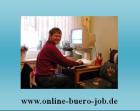 Bürotätigkeit am PC in Heimarbeit, Online-Job im Home Office, Nebenjob von zu Ha