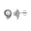Bastian Ohrstecker Silber 925 rhodiniert mit Perle
