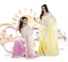 Bollywood SARI INDISCHE PARTY KLEID mit Blusenstoff