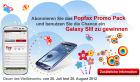 Neuer Sommer Wettbewerb von Popfax: erwerben Sie ein Abo und benutzen Sie die Ch